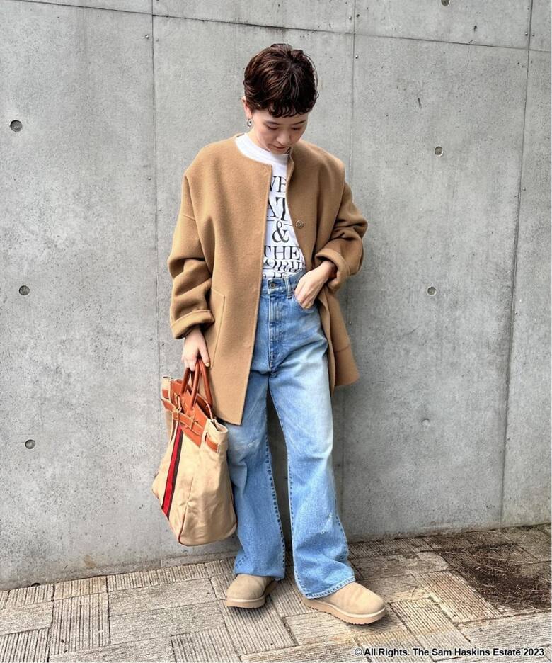 ≪WEB限定追加≫ハミルトンリバークルーネックコート3（ノーカラー  