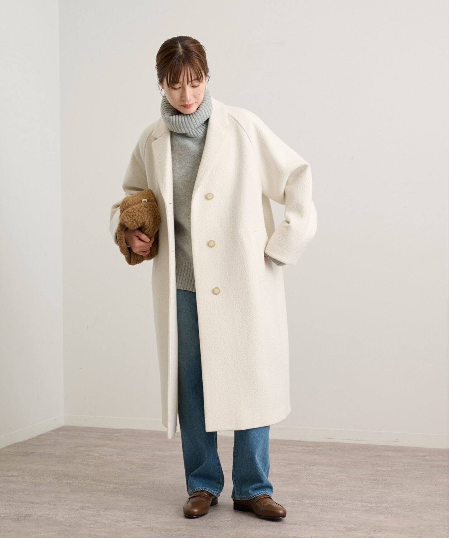 ウールロングコート（その他ブルゾン／アウター）｜FRAMeWORK  