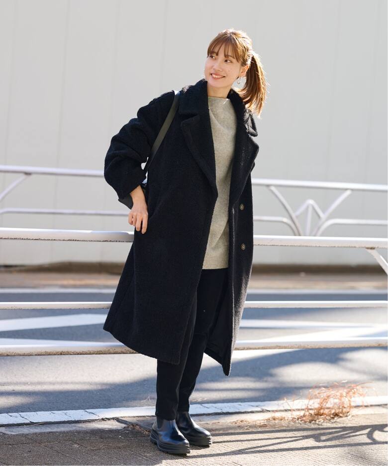 WOOLブレンドボアコート（ボア・フリース）｜FRAMeWORK（フレーム  