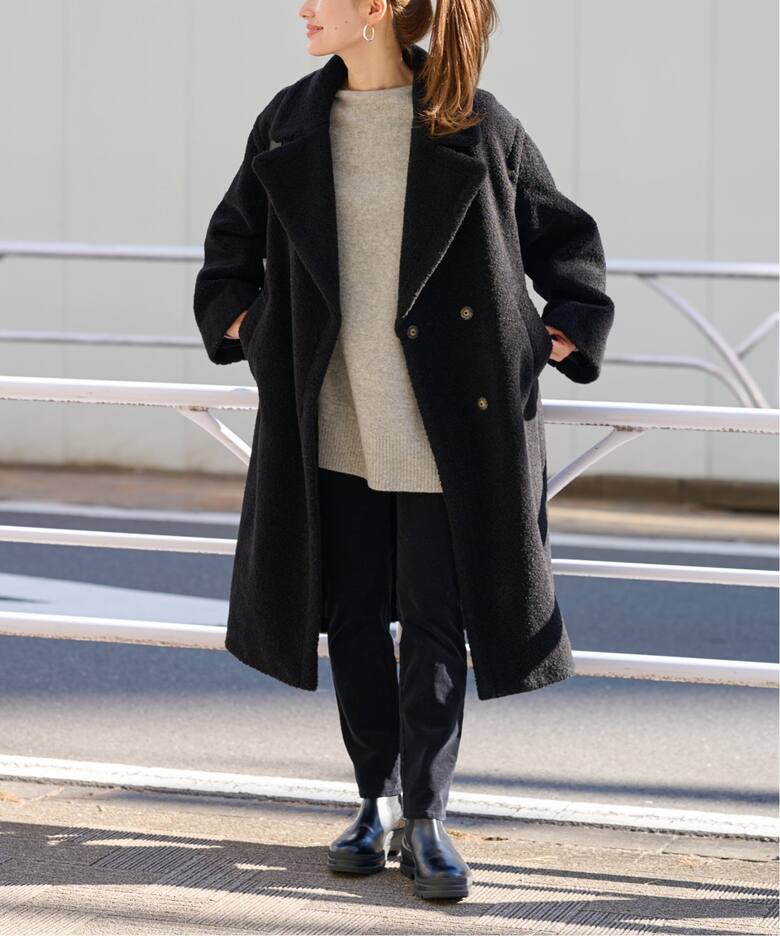 WOOLブレンドボアコート（ボア・フリース）｜FRAMeWORK（フレーム  