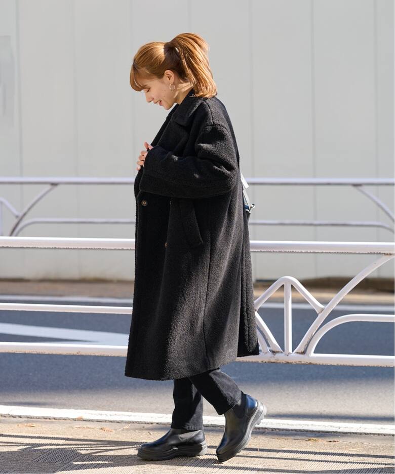 WOOLブレンドボアコート（ボア・フリース）｜FRAMeWORK（フレーム  