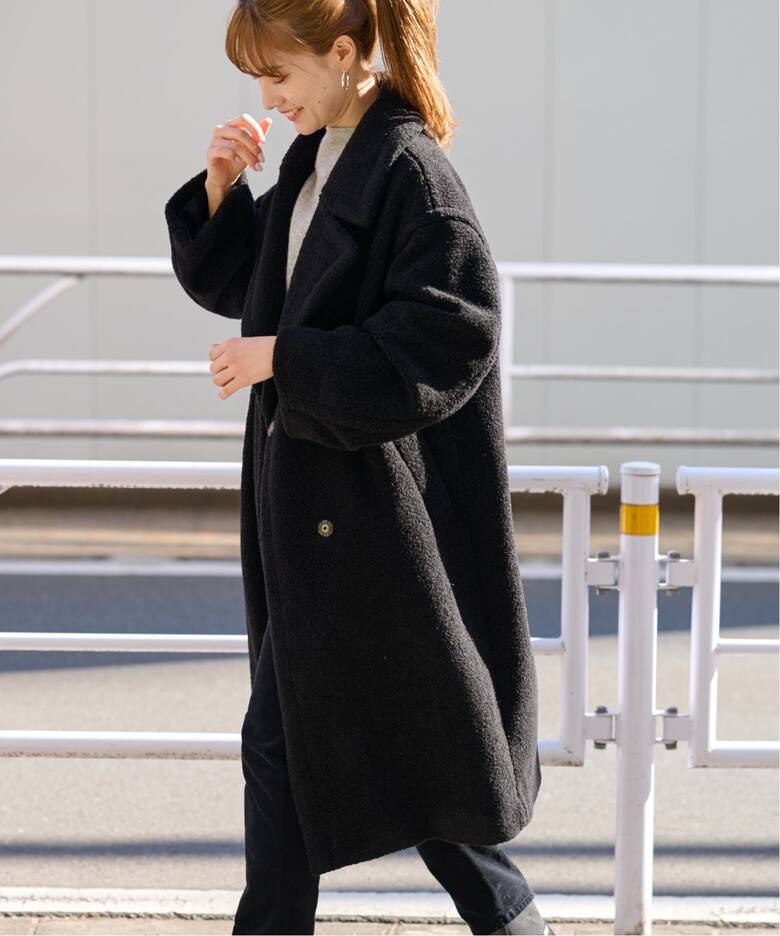 WOOLブレンドボアコート（ボア・フリース）｜FRAMeWORK（フレーム  