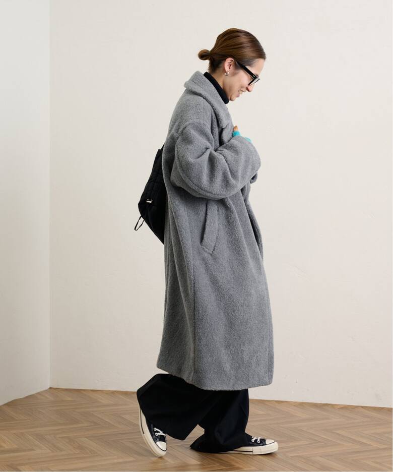WOOLブレンドボアコート（ボア・フリース）｜FRAMeWORK（フレーム  
