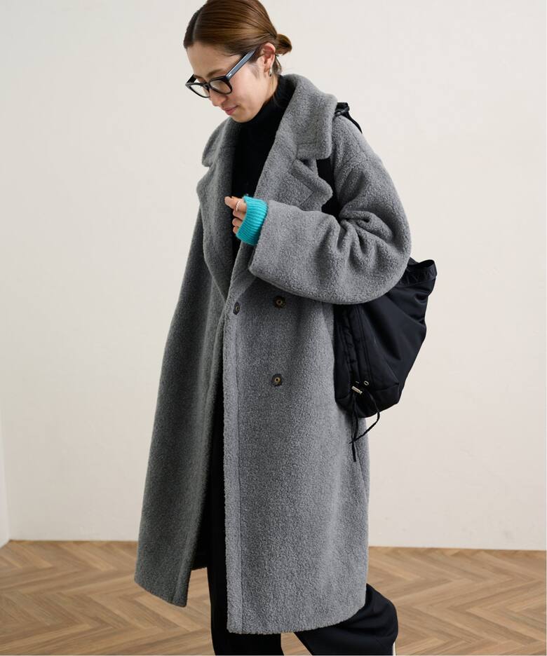 WOOLブレンドボアコート（ボア・フリース）｜FRAMeWORK（フレーム  