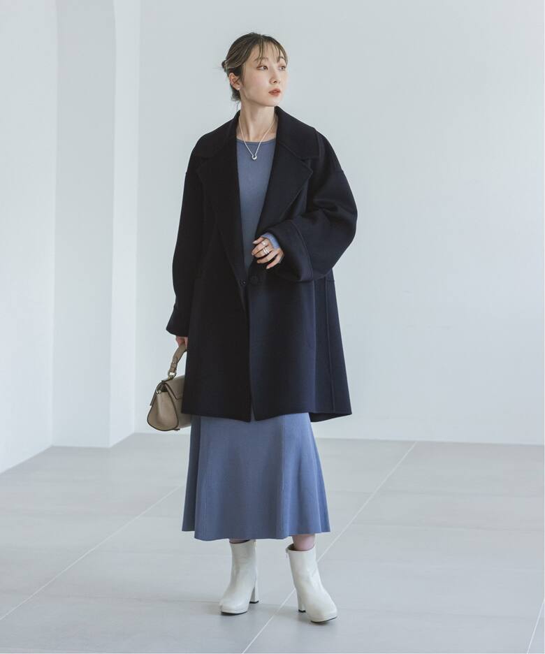 追加》Super160sリバーミドルコート（その他ブルゾン／アウター  