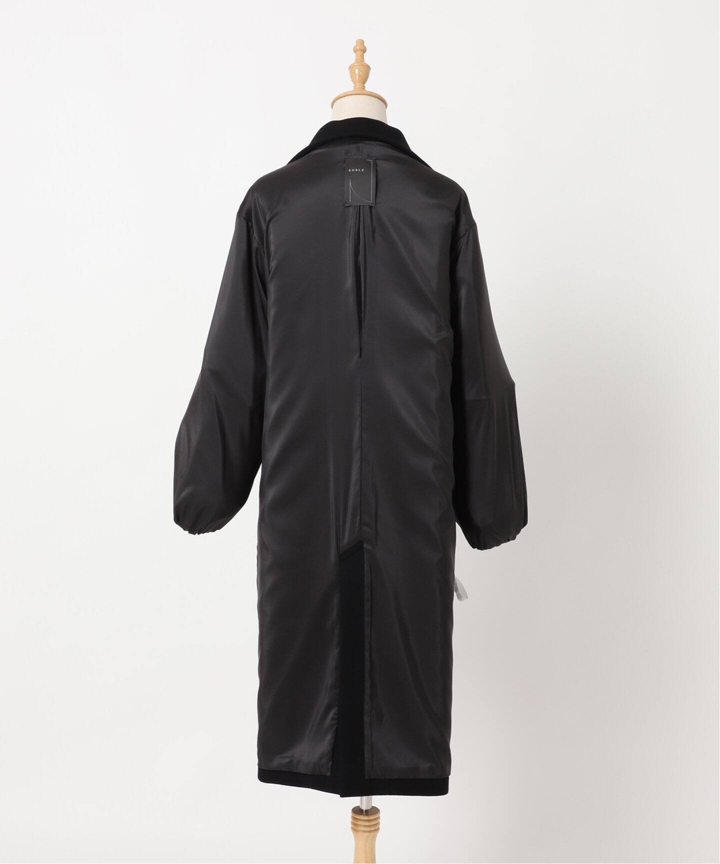 メルトンパフスリーブロングコート（その他ブルゾン／アウター  