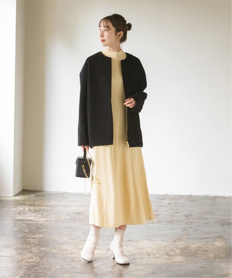 追加》MTRカラーレスジップショートコート（ノーカラーコート）｜NOBLE  