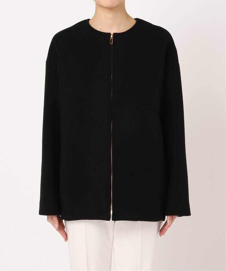 追加》MTRカラーレスジップショートコート（ノーカラーコート）｜NOBLE  