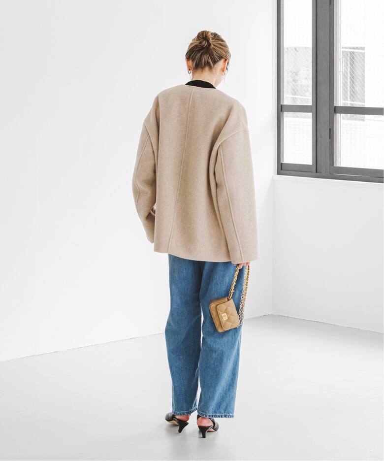 追加》MTRカラーレスジップショートコート（ノーカラーコート）｜NOBLE  