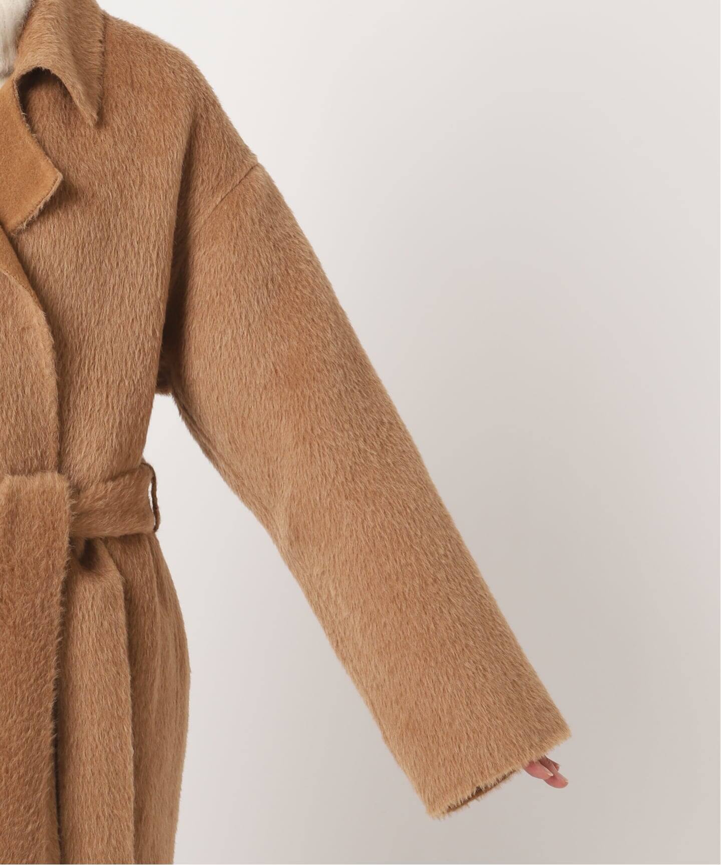 CALMER カルメール ALPACA/Cashmere mixコート カシミヤ calmer（カルメ）の「ALPACA/Cashmere mixロングコート（）」 - WEAR