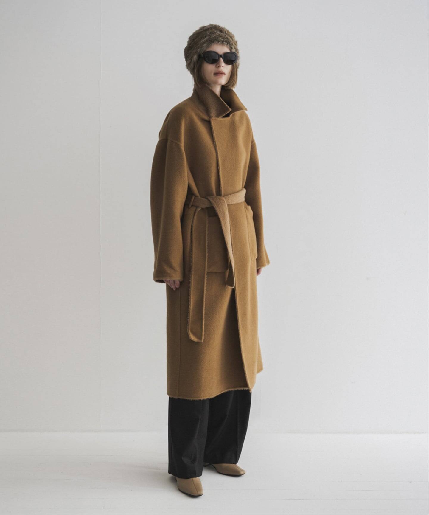 ALPACA/Cashmere mixロングコート（その他ブルゾン／アウター  