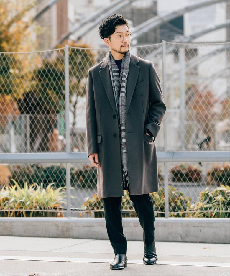 コンフィメルトンチェスター ロングコート ブラック あまく 