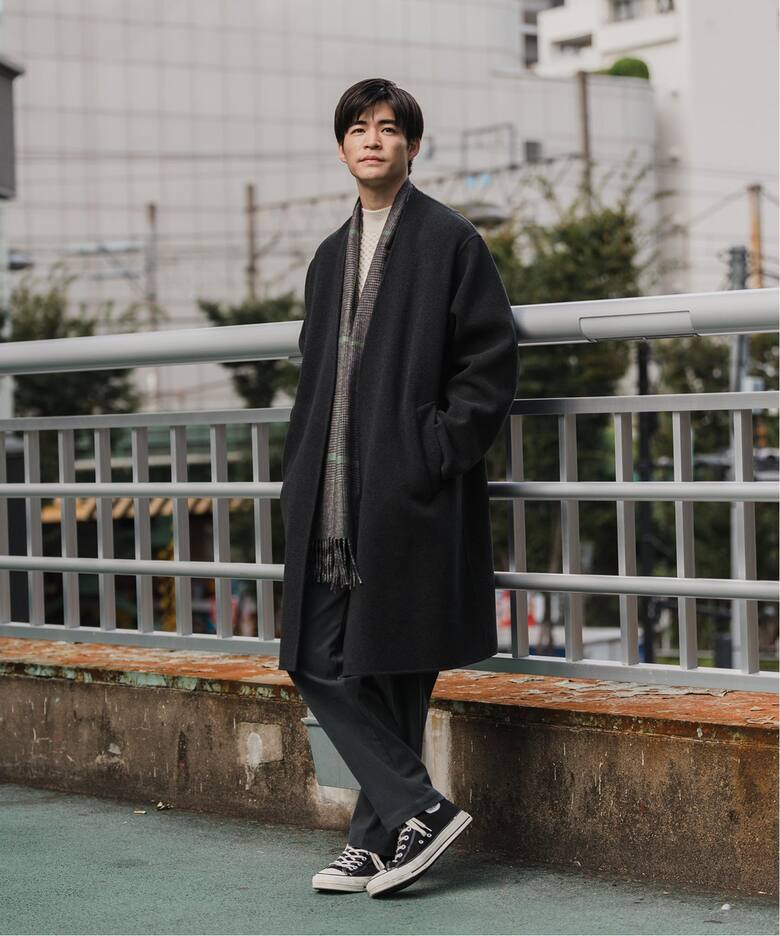 ブランケットリバー ノーカラーガウンコート（その他ブルゾン  