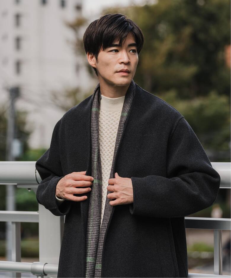 ブランケットリバー ノーカラーガウンコート（その他ブルゾン 