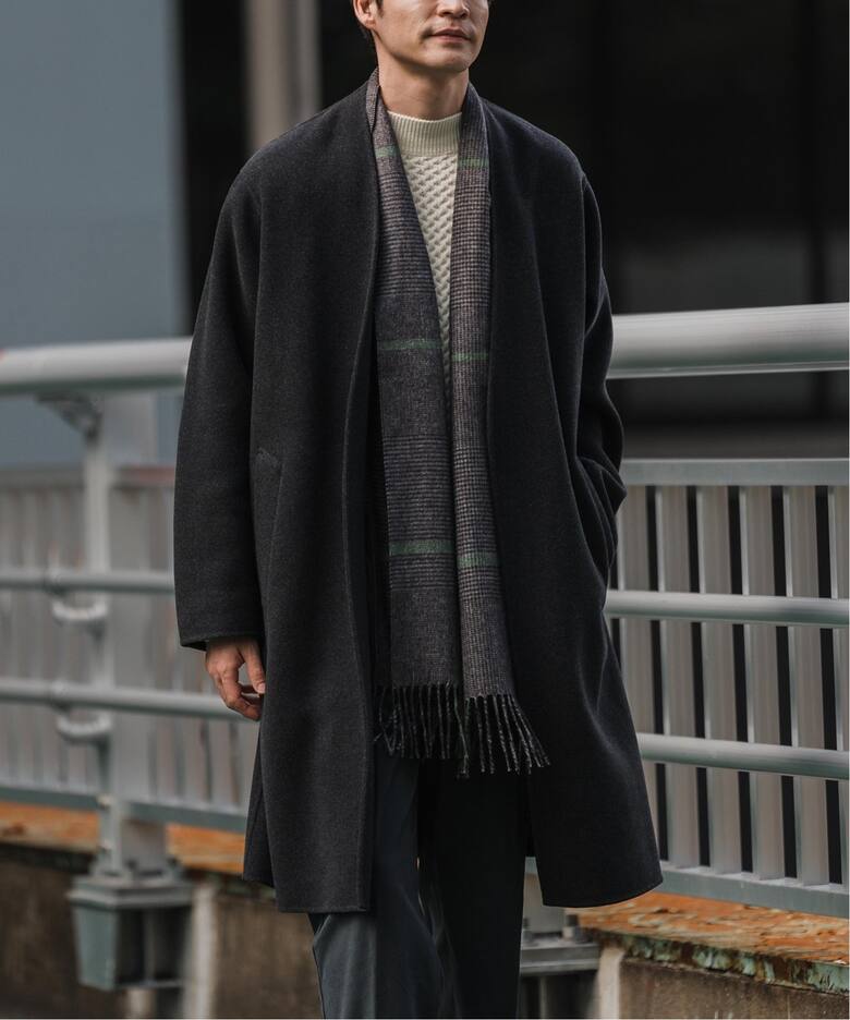 ブランケットリバー ノーカラーガウンコート（その他ブルゾン  