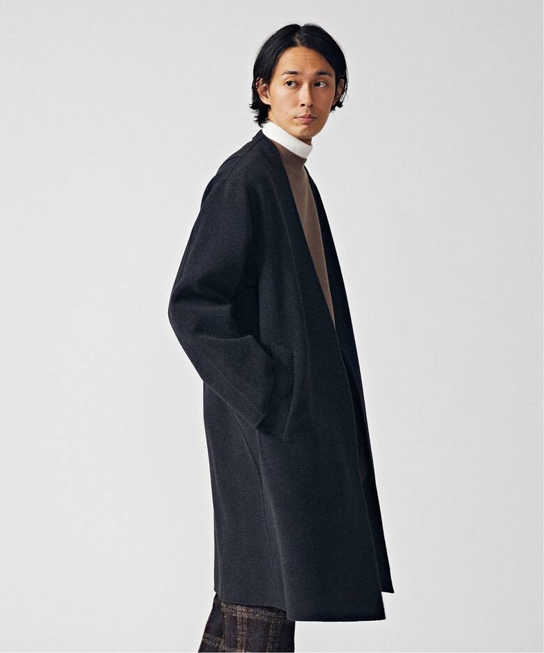 ブランケットリバー ノーカラーガウンコート（その他ブルゾン  