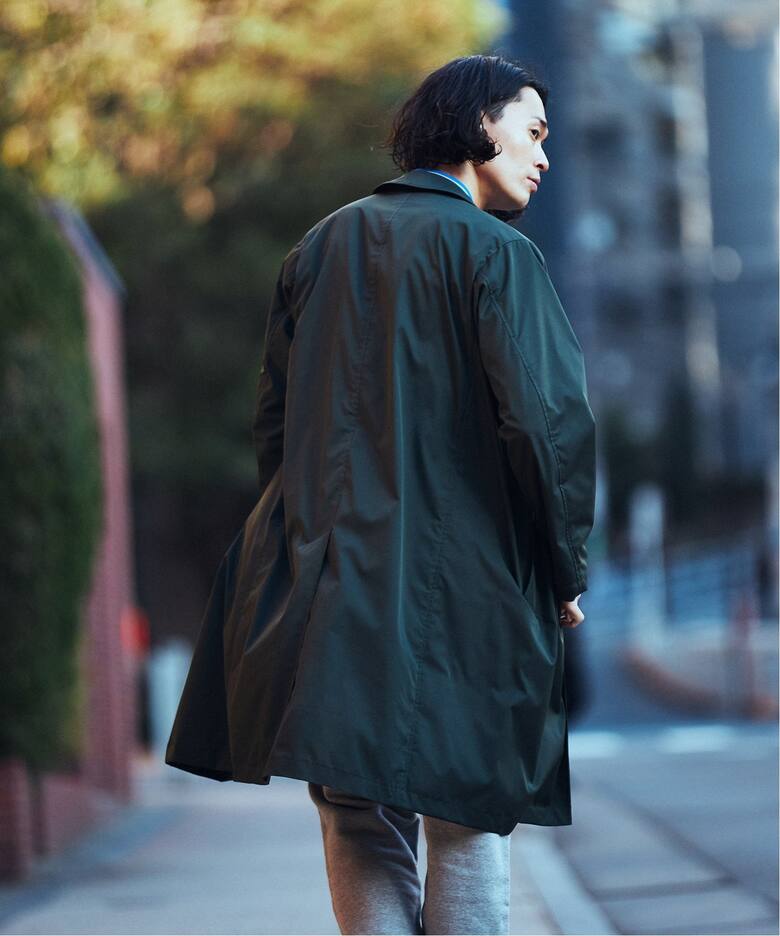 LIMONTA EAST / リモンタ イースト】オーバーサイズ ステンカラー 