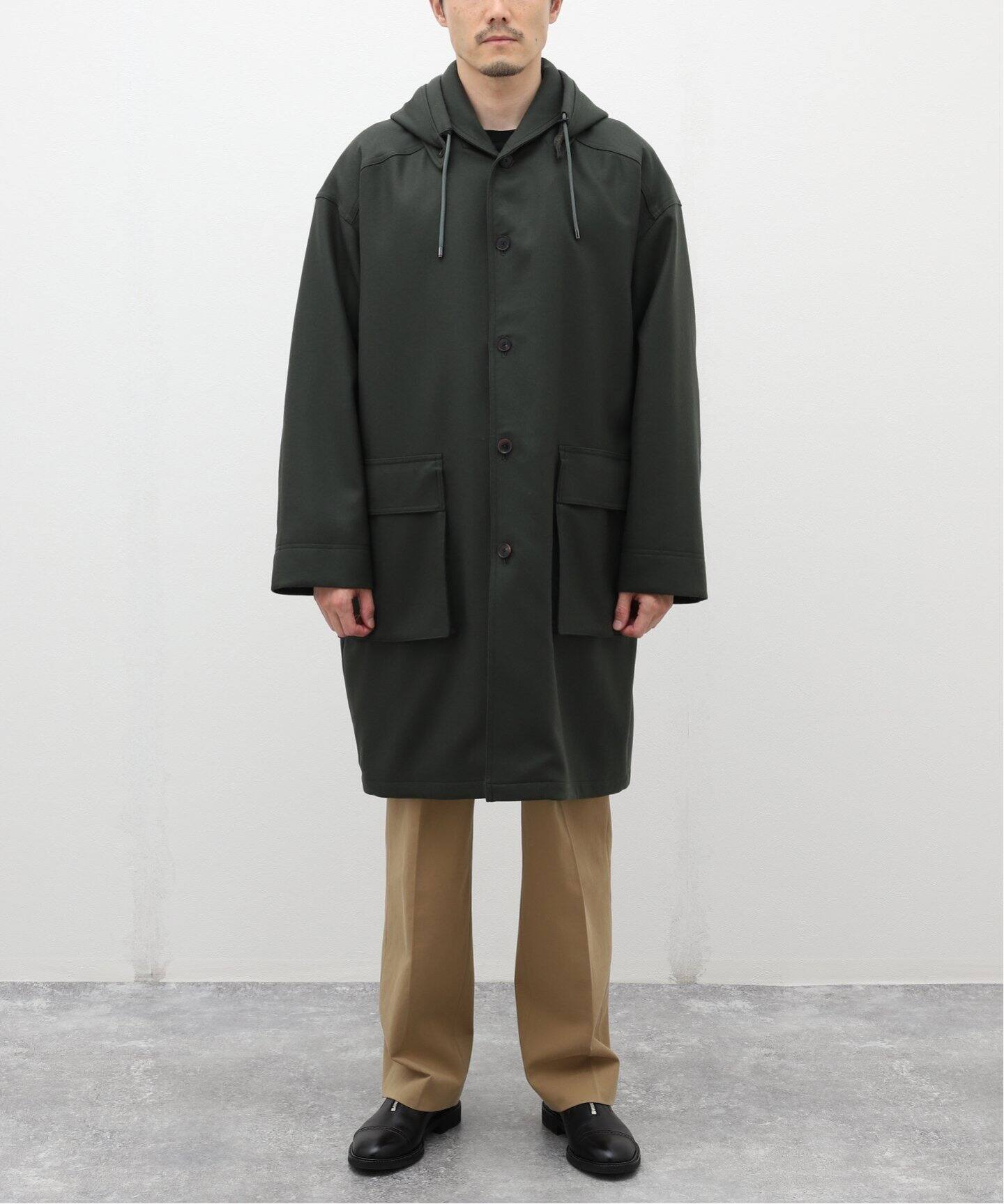 AURALEE / オーラリー】LIGHT MELTON HOODED LINER COAT（フードコート 