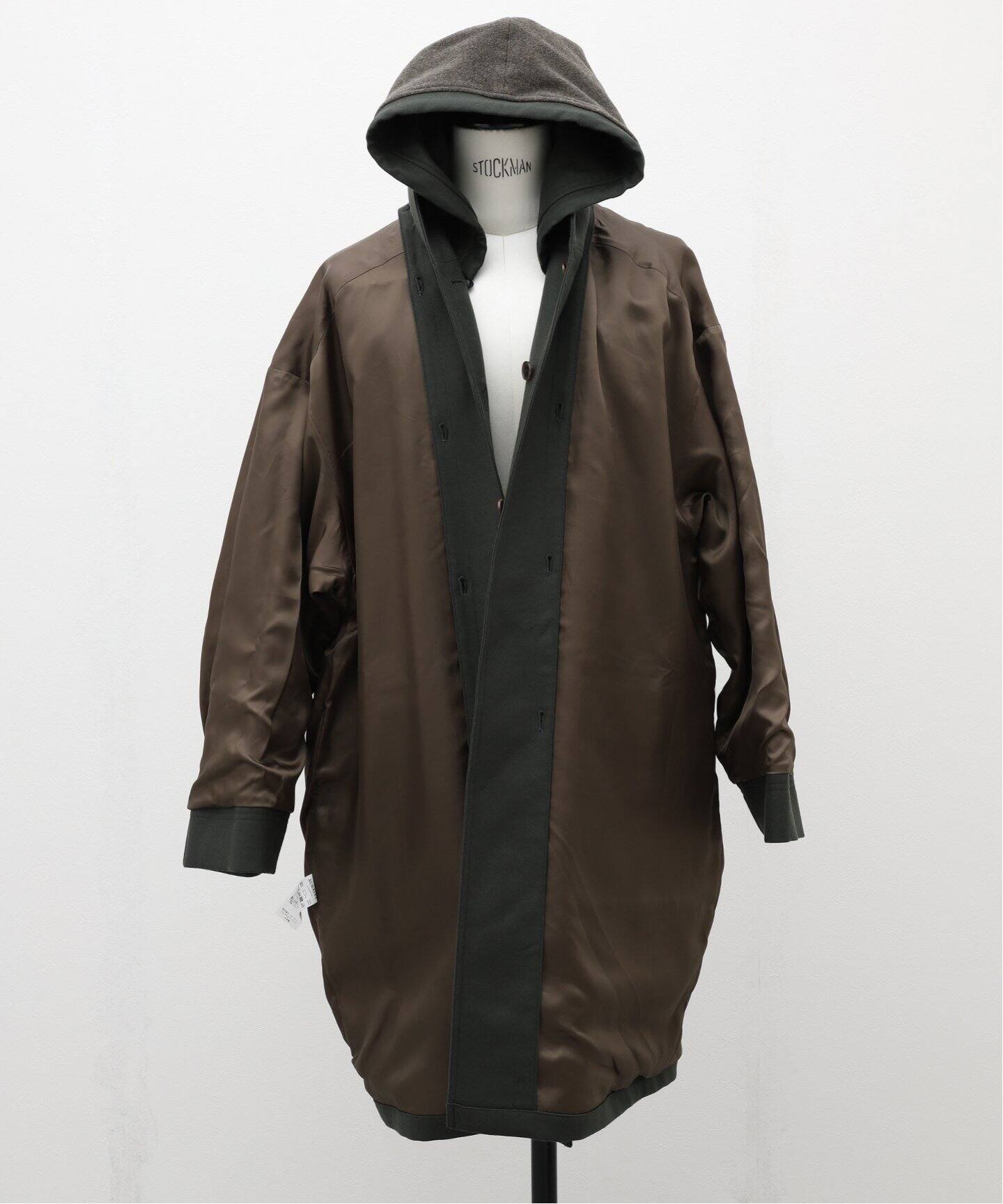 AURALEE / オーラリー】LIGHT MELTON HOODED LINER COAT（フードコート 