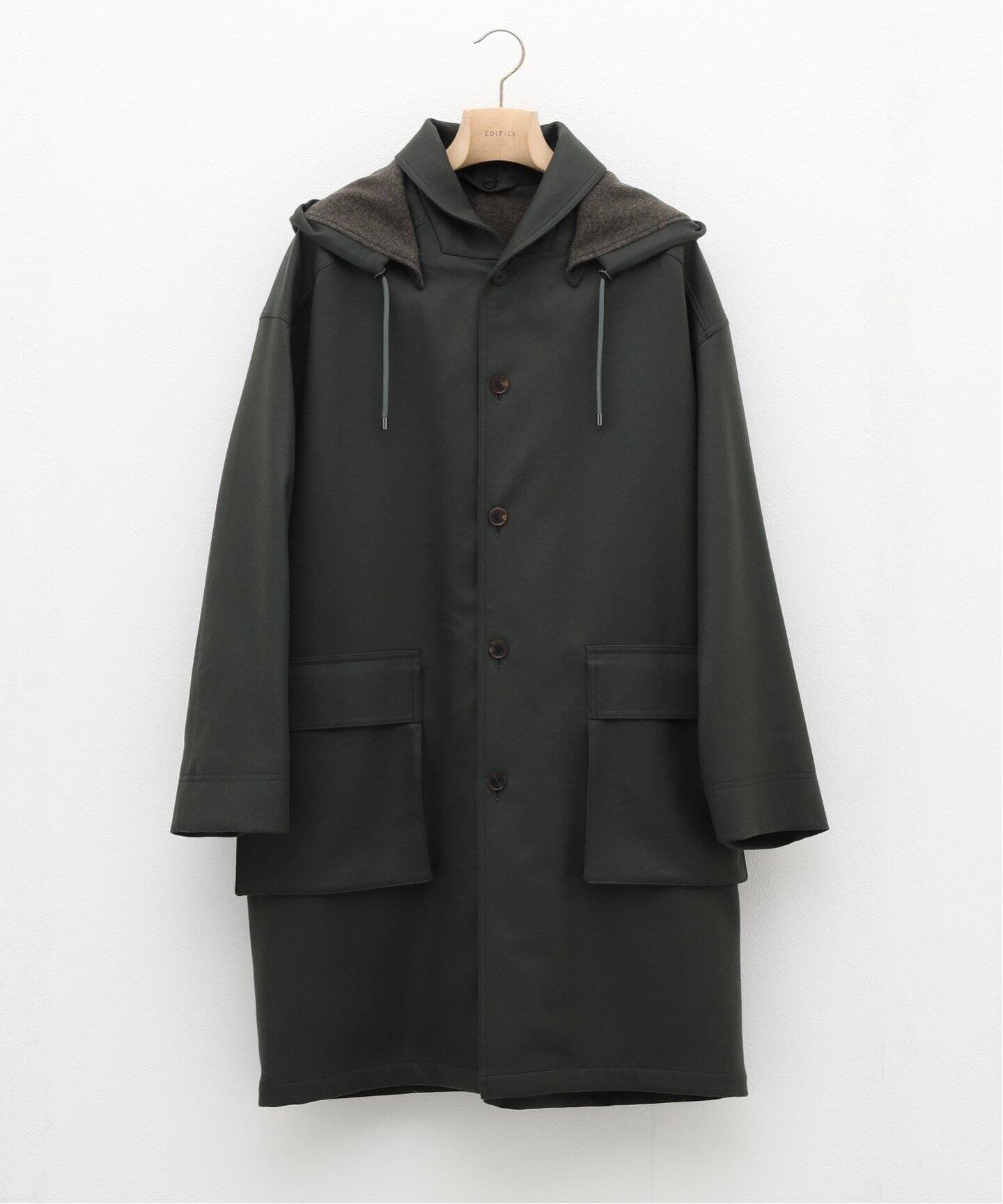 AURALEE / オーラリー】LIGHT MELTON HOODED LINER COAT（フードコート 