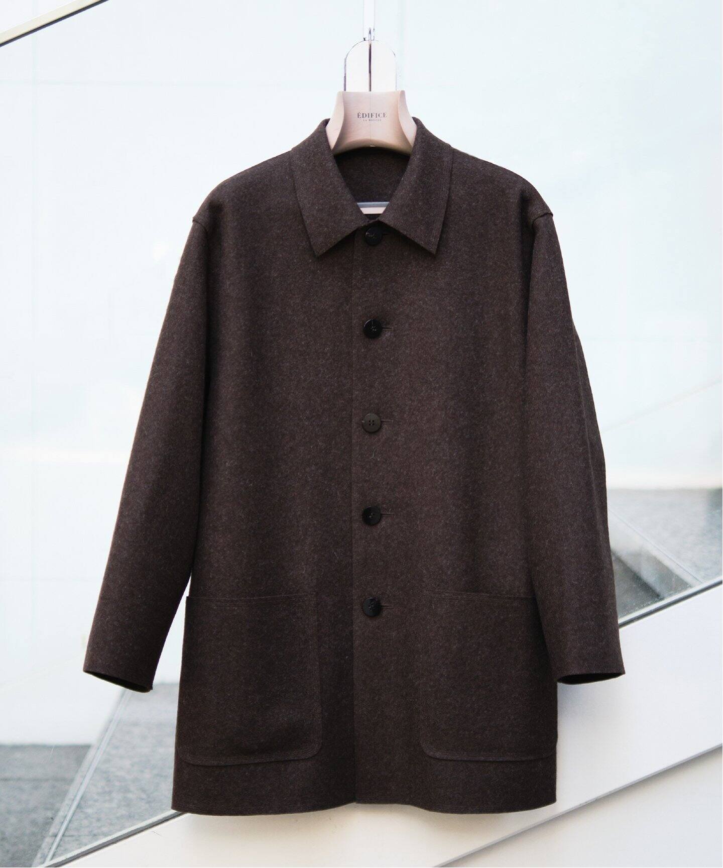 Cale / カル】別注 スーパーカムバックラムフェルト コート（ステン 