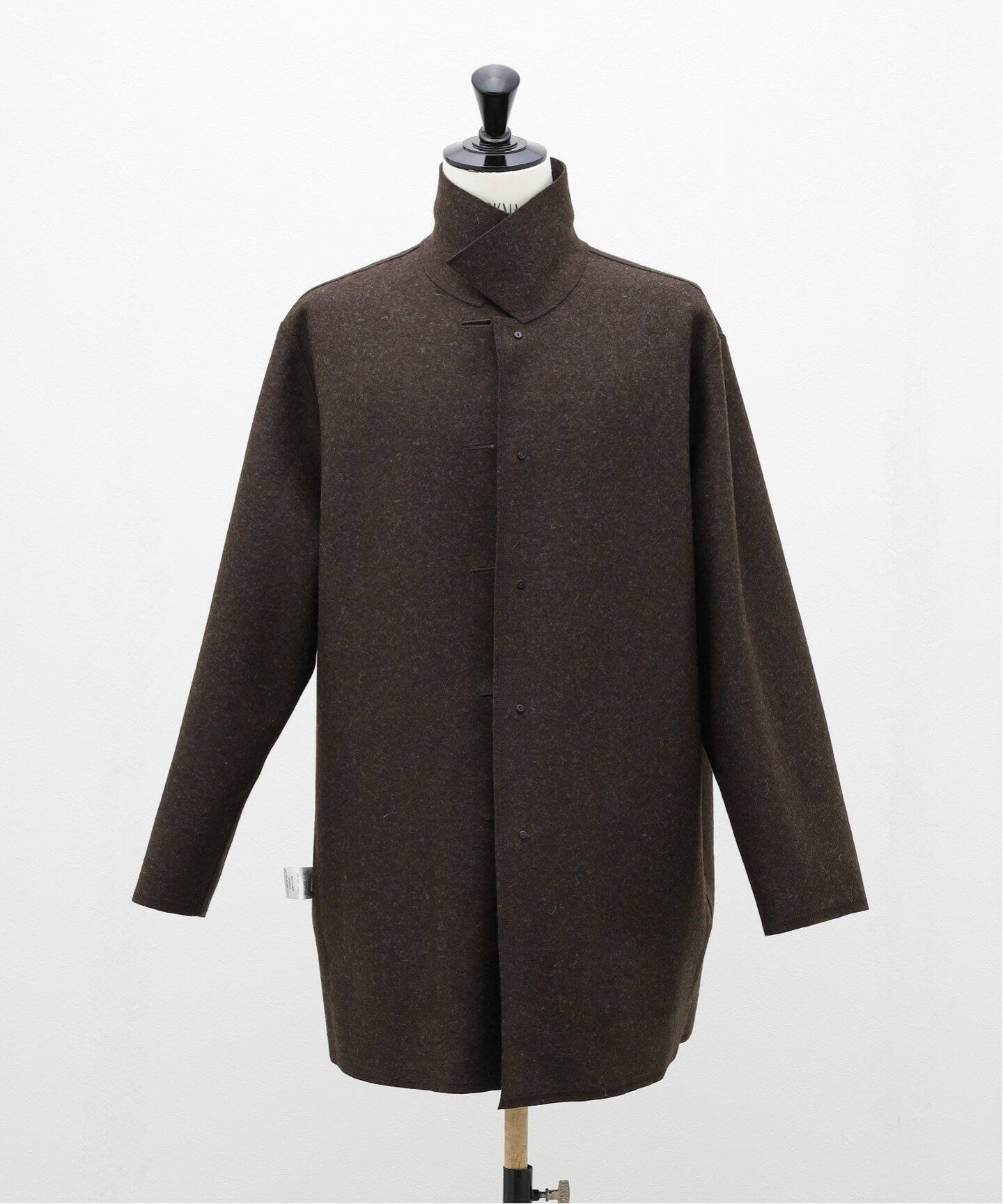 Cale / カル】別注 スーパーカムバックラムフェルト コート（ステン 