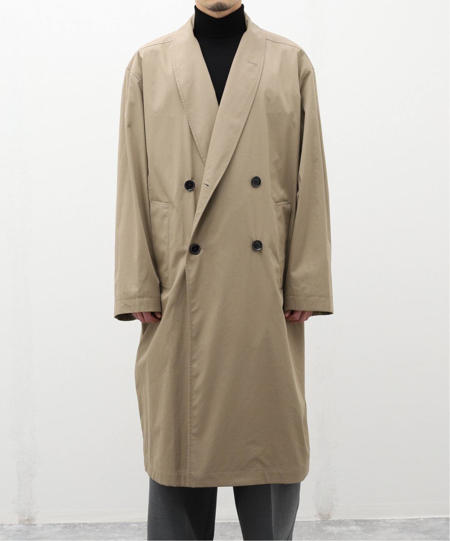 LEMAIRE / ルメール】WRAP COLLAR TRENCH（トレンチコート 
