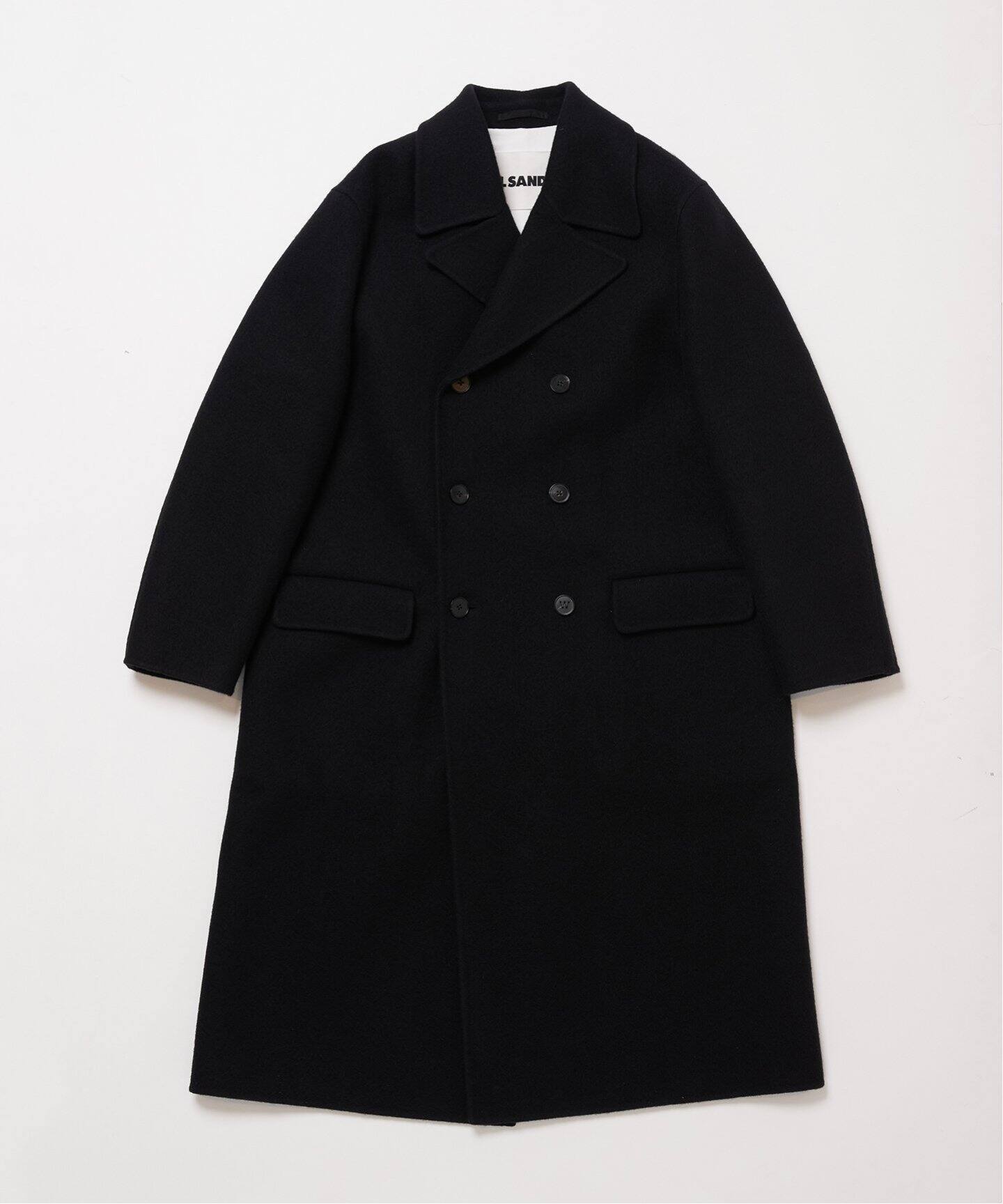 JIL SANDER / ジル サンダー】ダブルブレスト バージンウールコート  