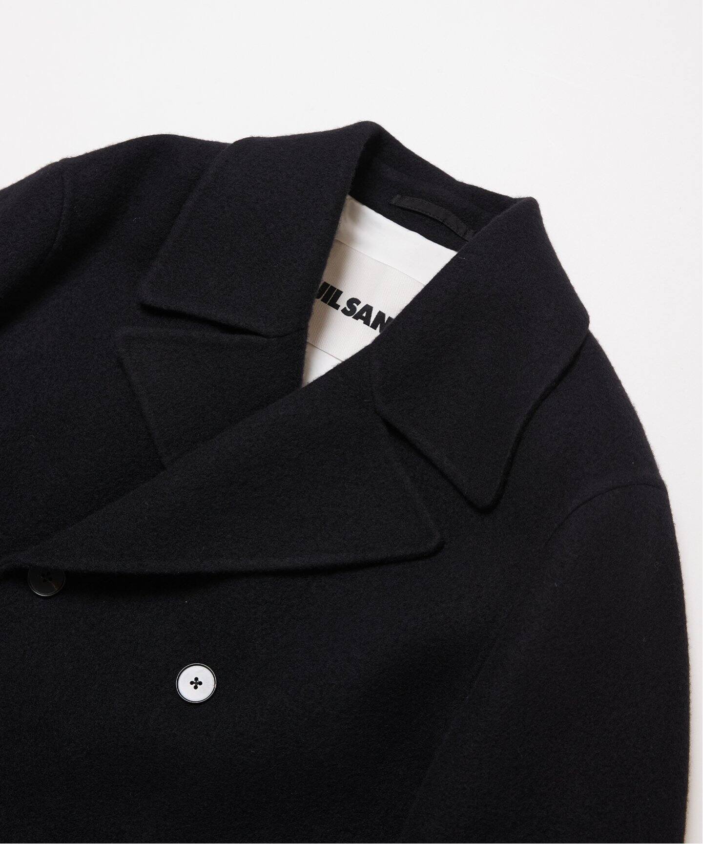 JIL SANDER / ジル サンダー】ダブルブレスト バージンウールコート  