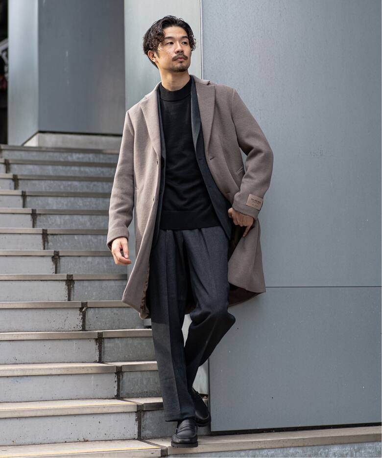 Wool mix / ウールミックスチェスターコート（チェスターコート）｜417 