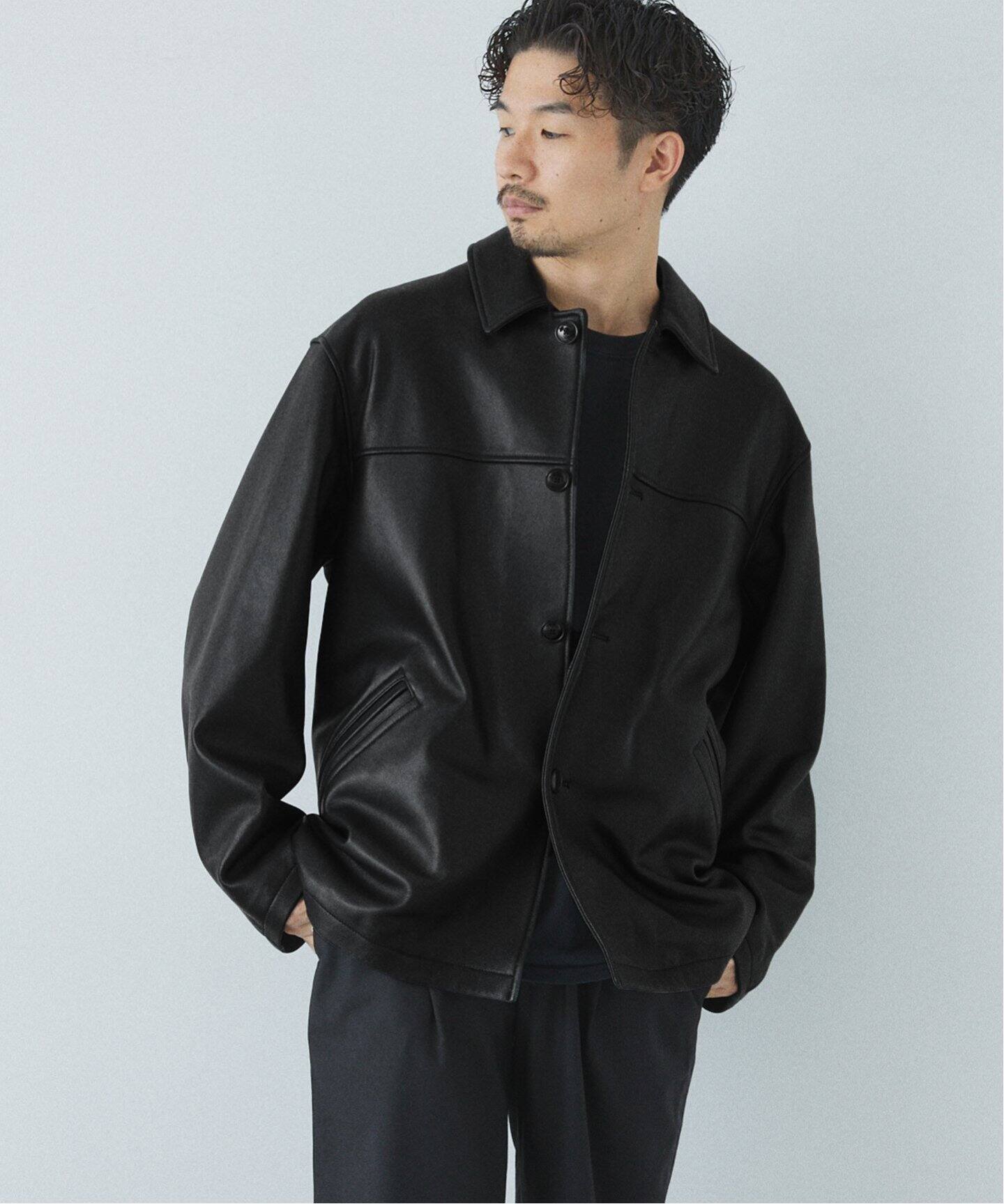SHEEP LEATHER JACKET / シープレザー カーコート（レザージャケット 