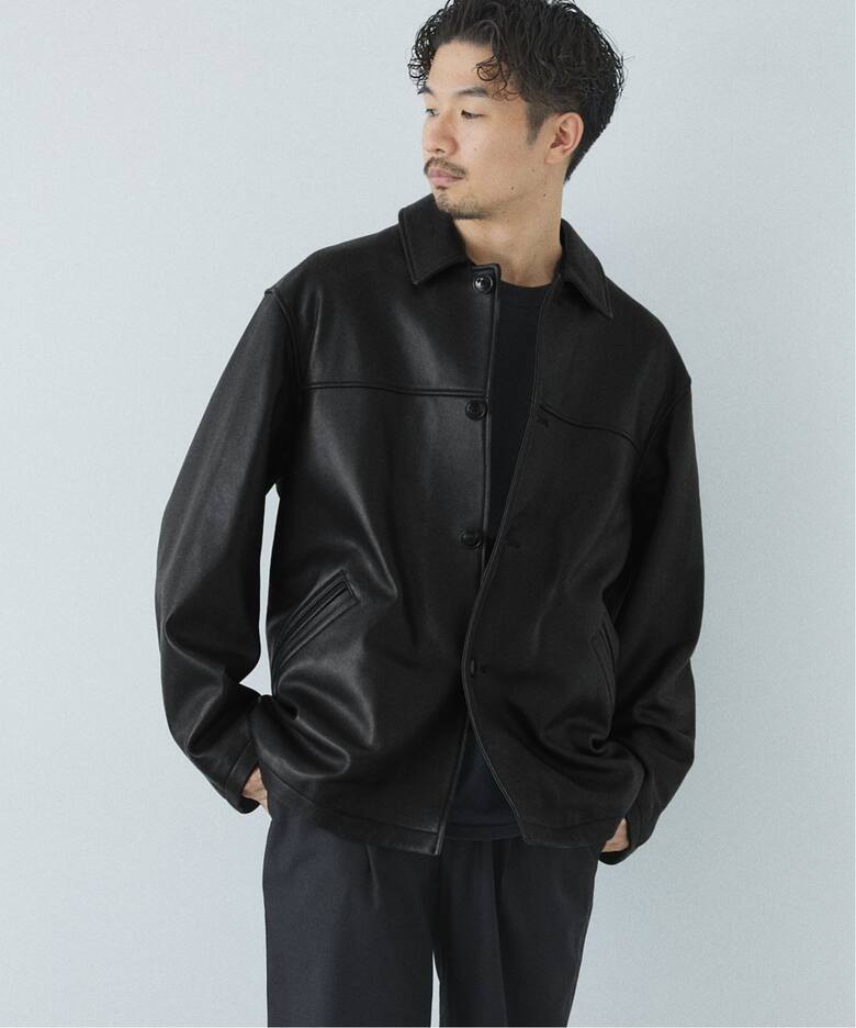 SHEEP LEATHER JACKET / シープレザー カーコート（レザージャケット 