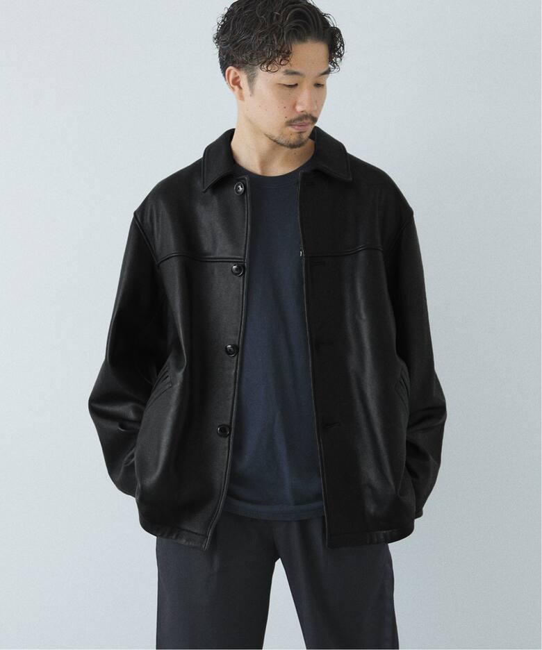 SHEEP LEATHER JACKET / シープレザー カーコート（レザージャケット 