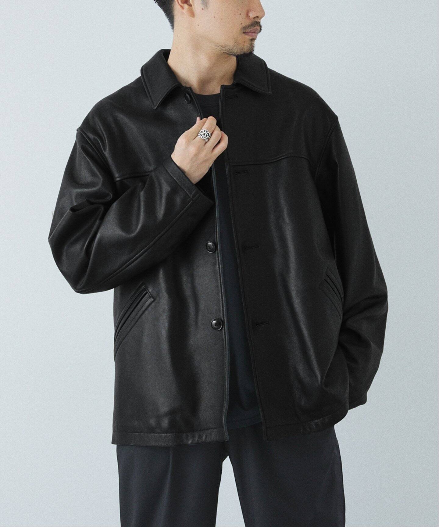 SHEEP LEATHER JACKET / シープレザー カーコート（レザージャケット 