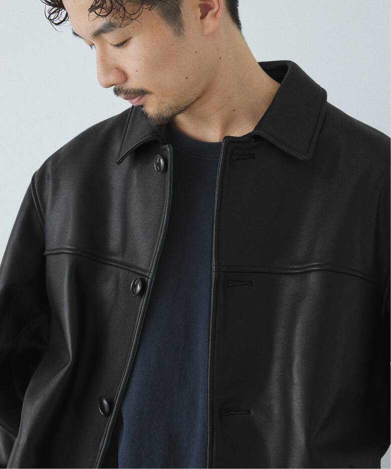 SHEEP LEATHER JACKET / シープレザー カーコート（レザージャケット 