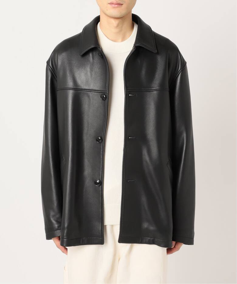 SHEEP LEATHER JACKET / シープレザー カーコート（レザージャケット 