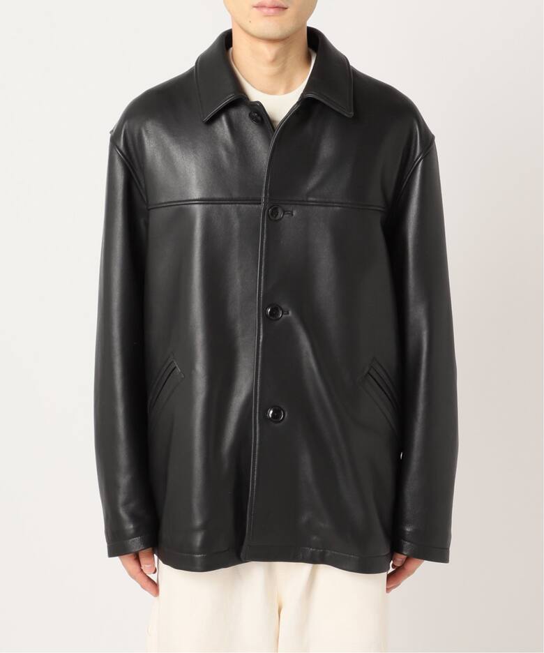SHEEP LEATHER JACKET / シープレザー カーコート（レザージャケット 