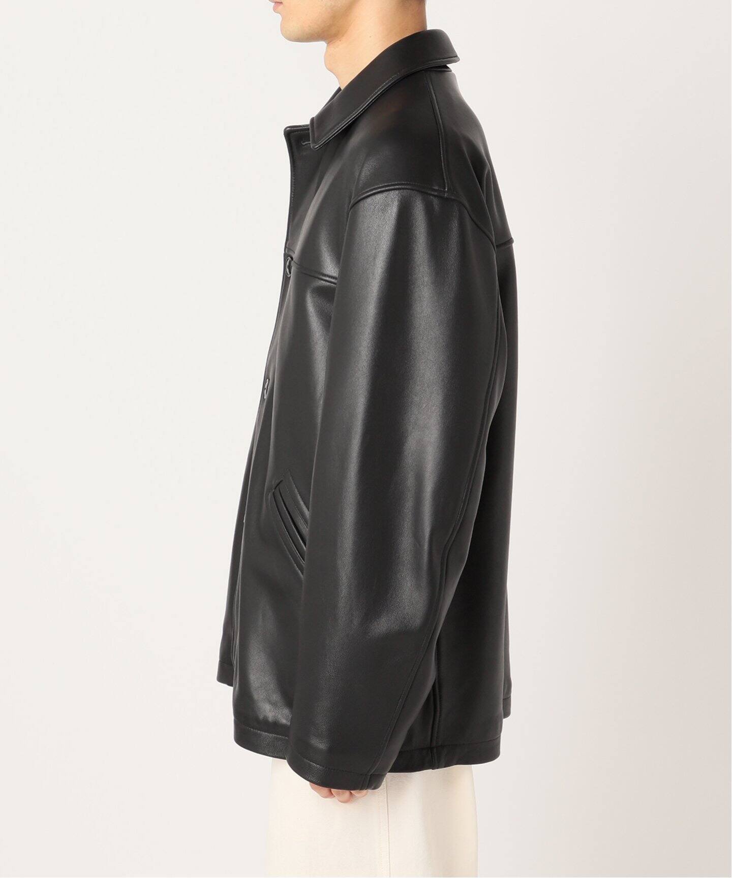 SHEEP LEATHER JACKET / シープレザー カーコート（レザージャケット 