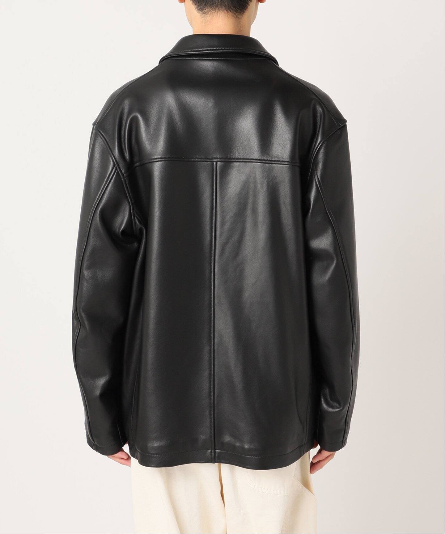 SHEEP LEATHER JACKET / シープレザー カーコート（レザージャケット 