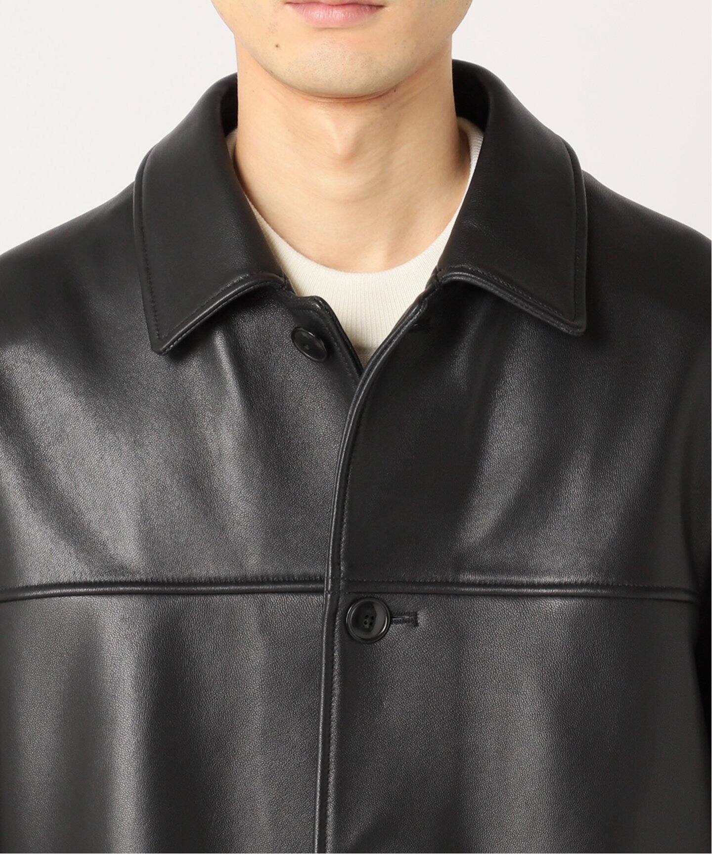 SHEEP LEATHER JACKET / シープレザー カーコート（レザージャケット 