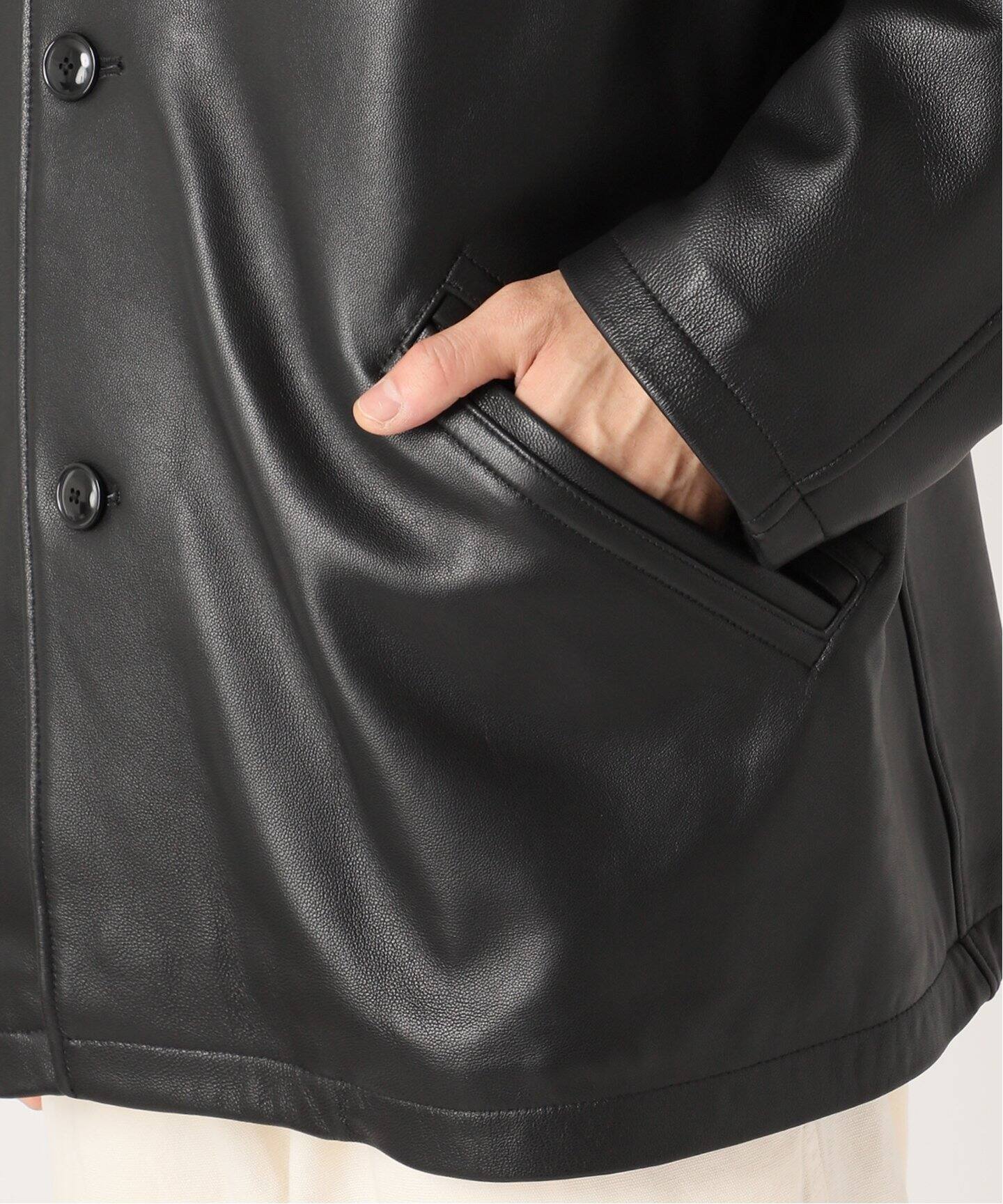 SHEEP LEATHER JACKET / シープレザー カーコート（レザージャケット 