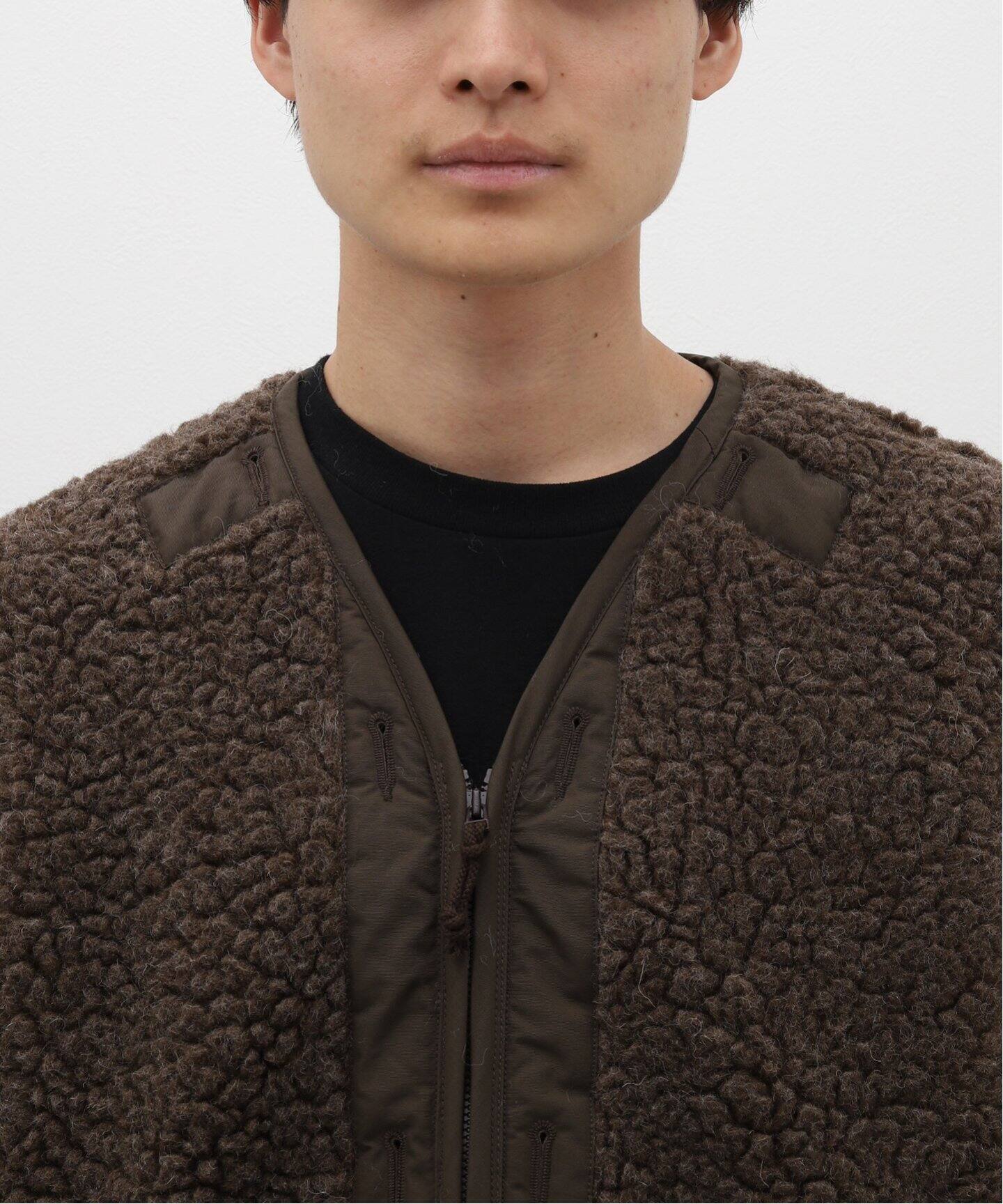 INNAT / インアット】 BOA FLEECE LINER VEST / ベスト（ボア  