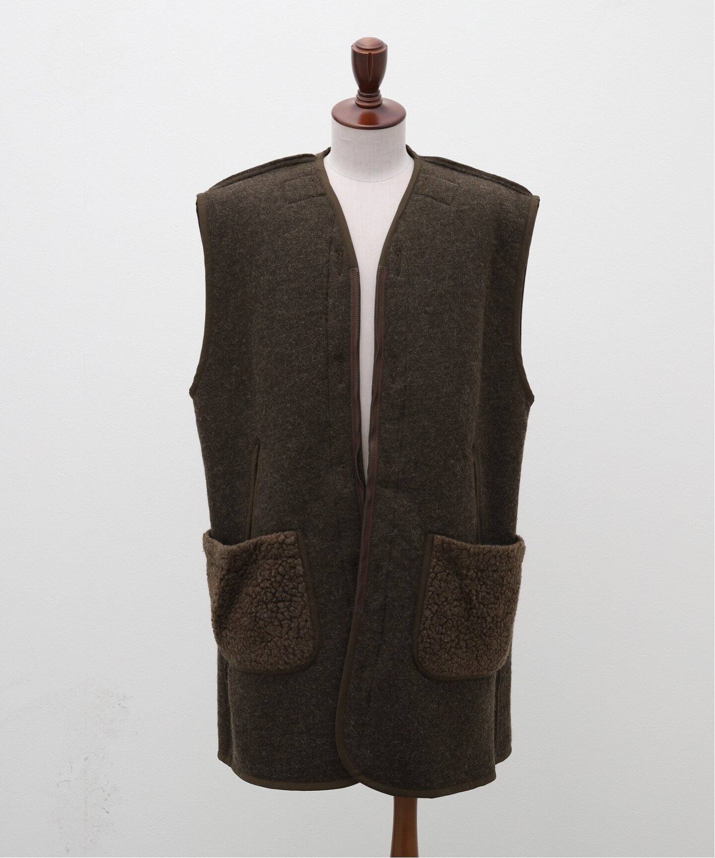 INNAT / インアット】 BOA FLEECE LINER VEST / ベスト（ボア  