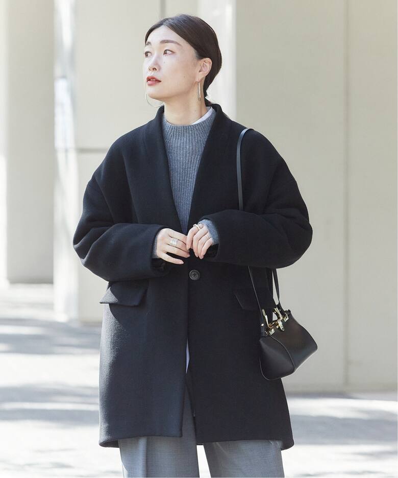 SUPER140S/GIOLICA コクーンコート（その他ブルゾン／アウター  