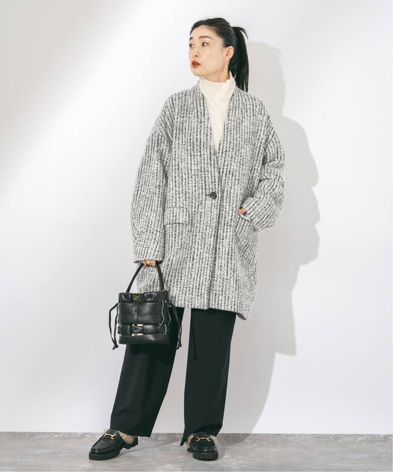 SUPER140S/GIOLICA コクーンコート（その他ブルゾン／アウター  