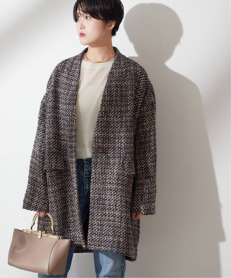 SUPER140S/GIOLICA コクーンコート（その他ブルゾン／アウター  