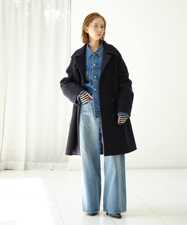尾州メルトンロング Pコート（ピーコート）｜JOURNAL STANDARD  