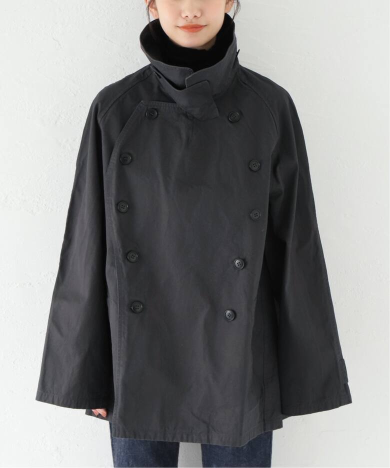 HTS / エイチティーエス】DOUBLE OVER HALF COAT（トレンチコート 