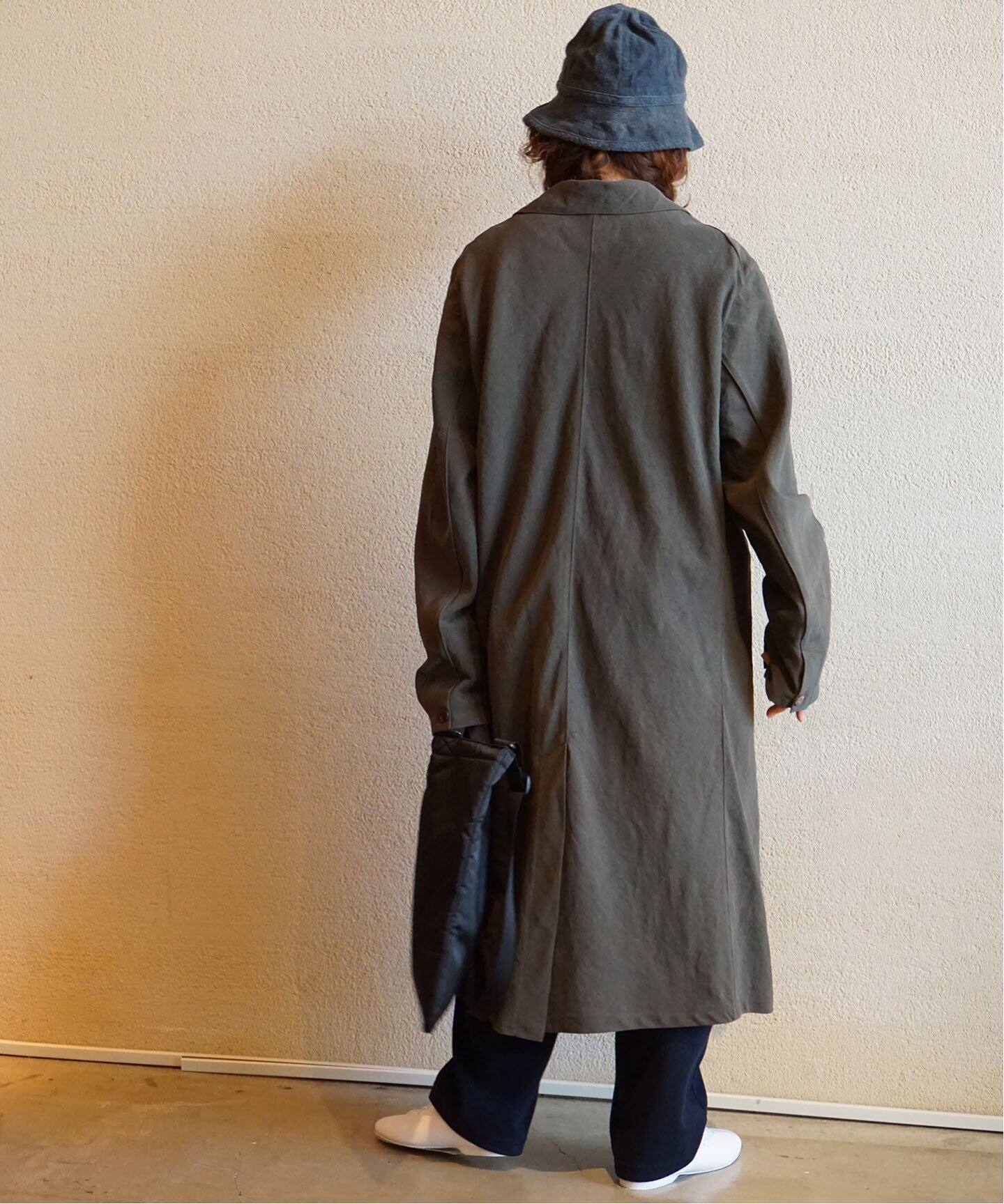 定価17万 新品 seya. TEMPLE TRENCH COAT かたかっ L グレー