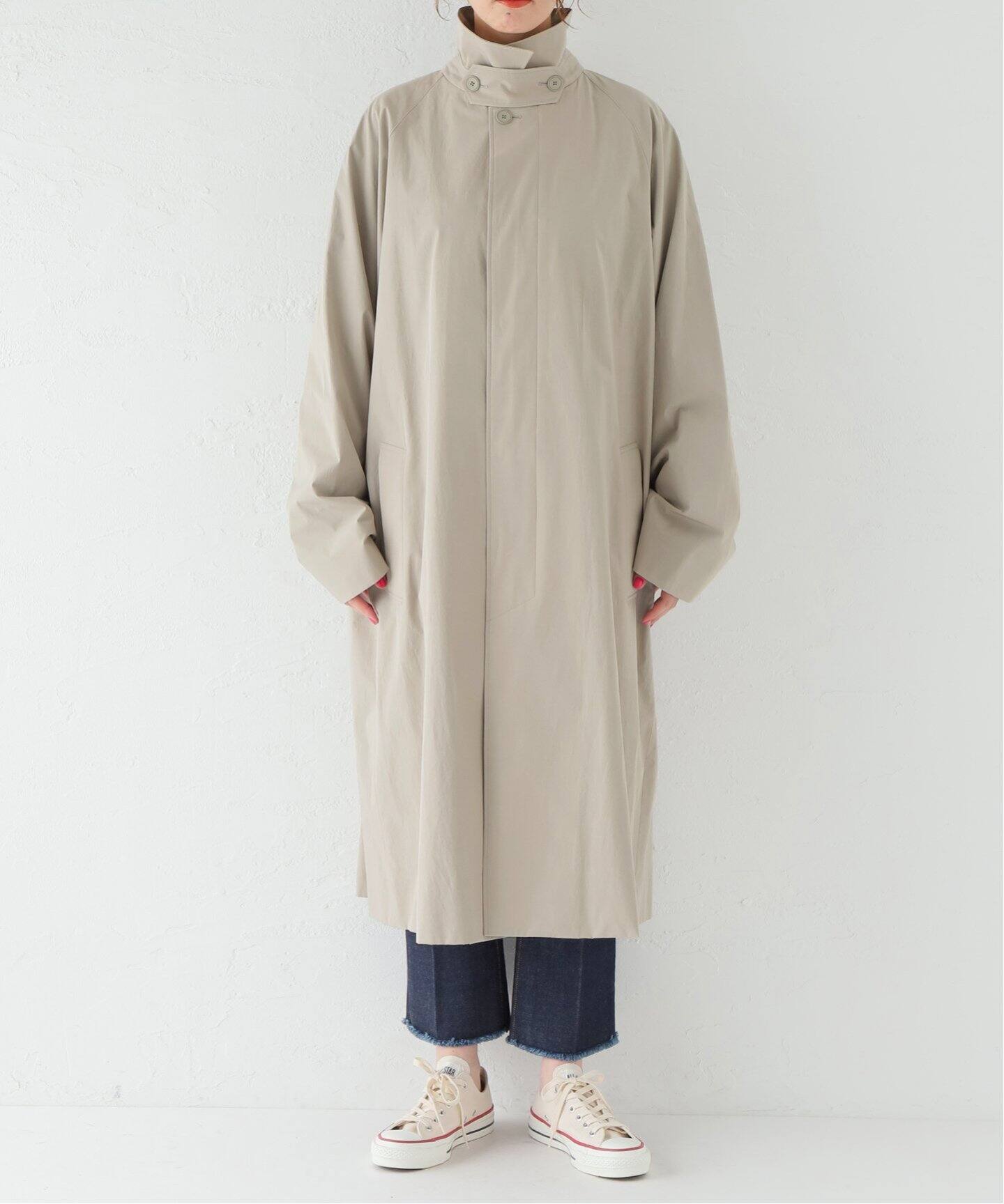 エイトン KYOTO TSURIZOME COTTON BALMACAAN CO